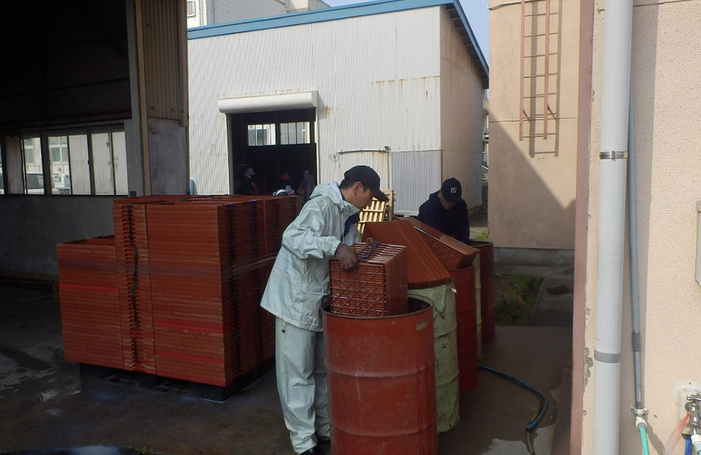 播種の準備作業